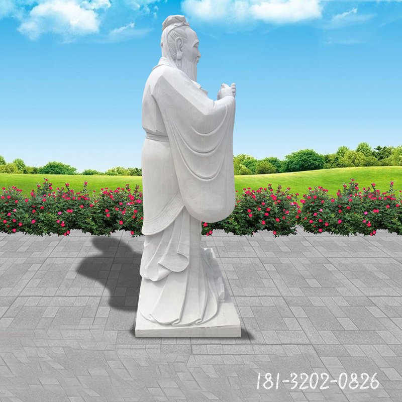 大理石礼仪孔子  石雕广场历史人物