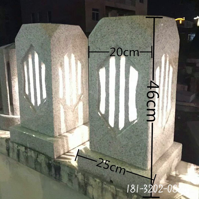 大理石创意石灯 公园石灯 (2)