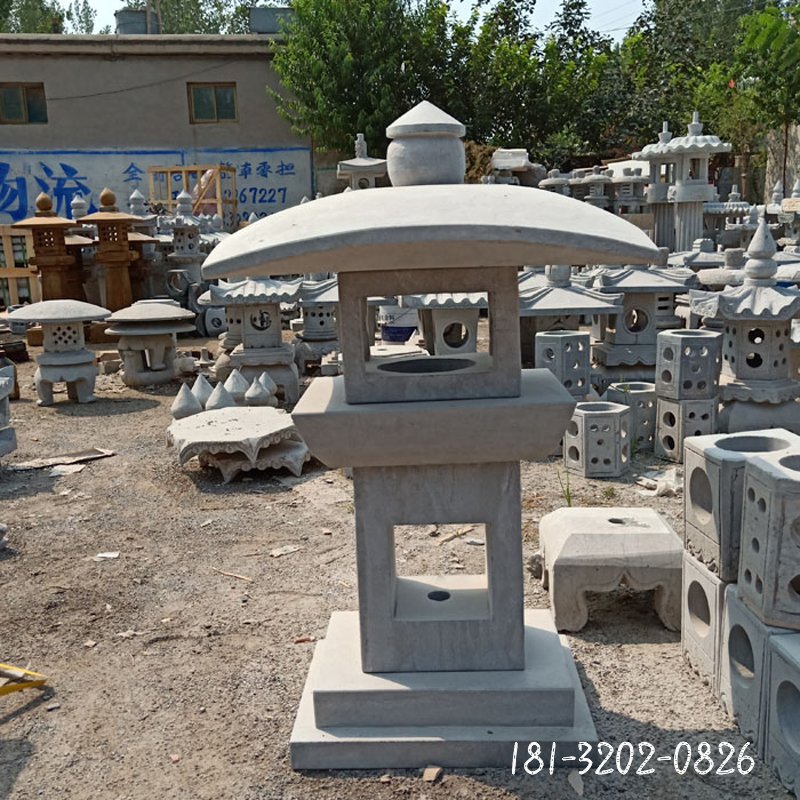 公园仿古石灯 石雕宫灯 (8)