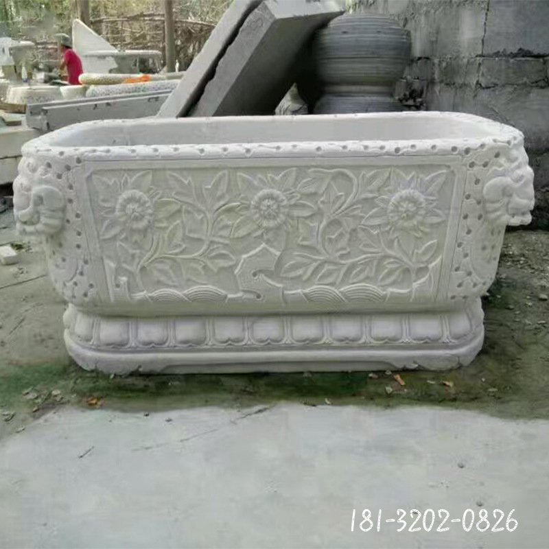 方口石雕鱼缸 (16)