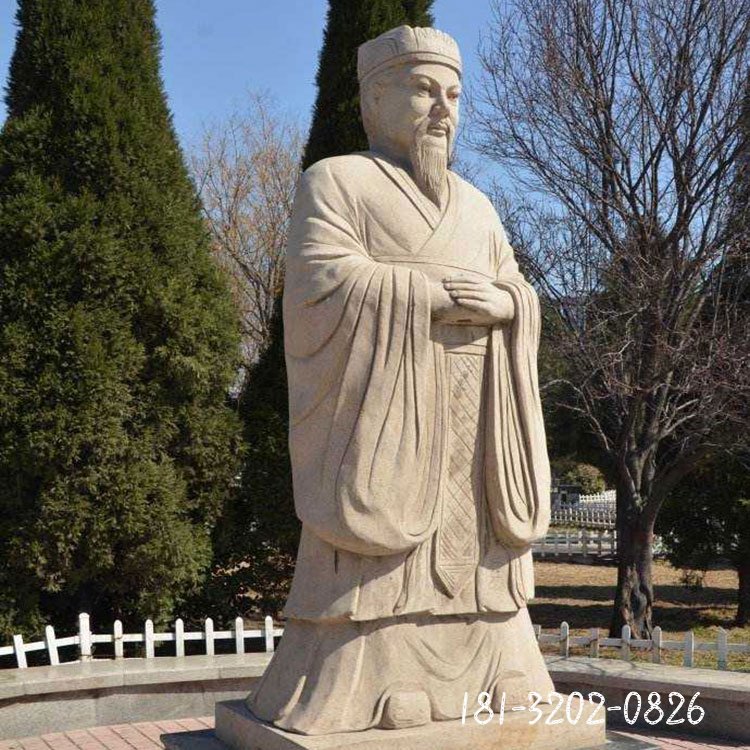 夏代历史人物刘累石雕