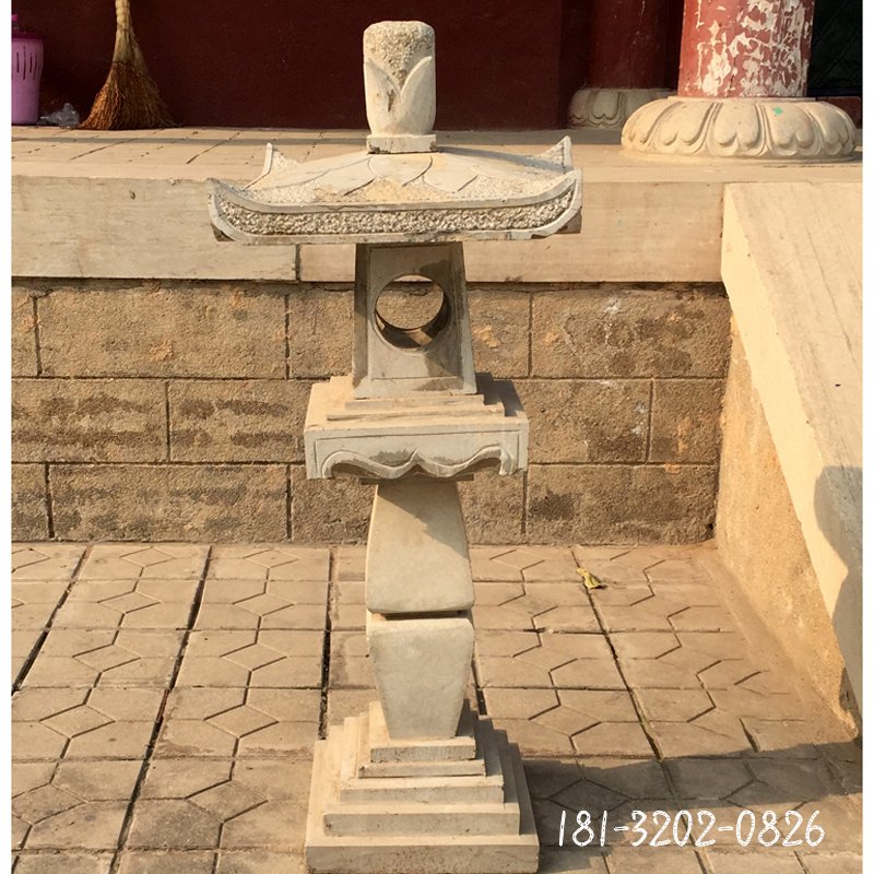 雕塑仿古灯石雕，公园石灯 (3)