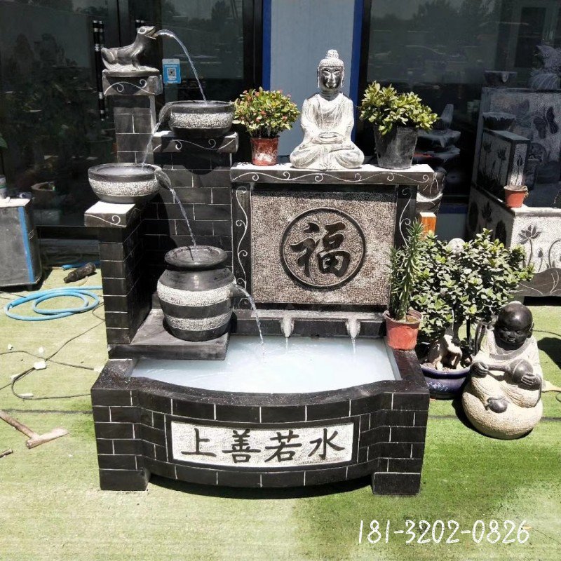 上善若水景观流水池