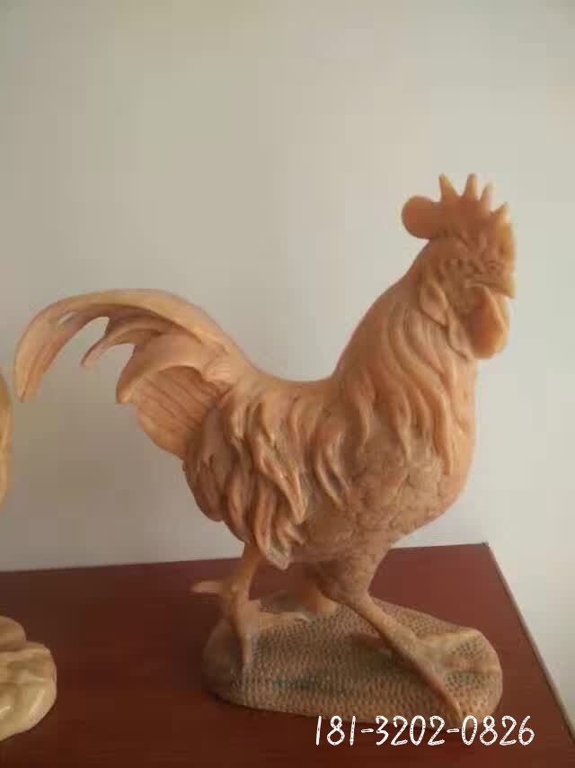 鸡动物石雕 (3)