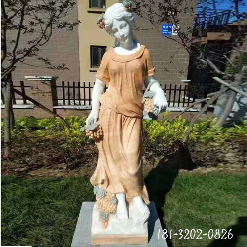 西方厂家定制欧式西方人物四季女神天使大型人物雕塑酒店小区胜利女神20165