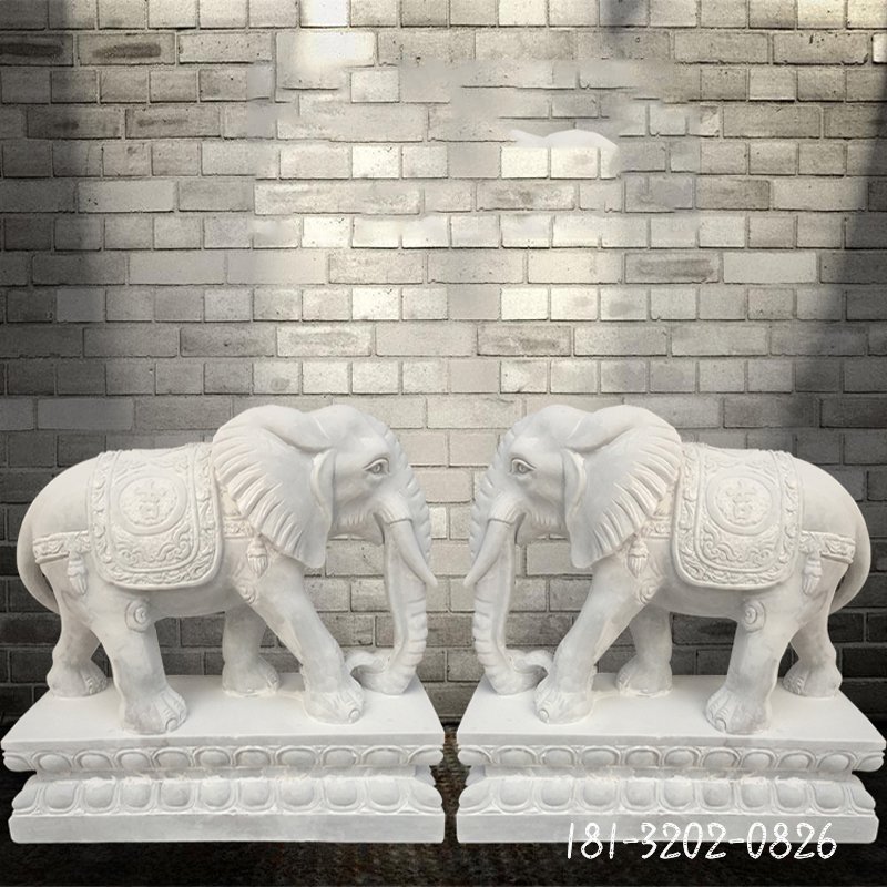 大理石小象雕塑 (199)