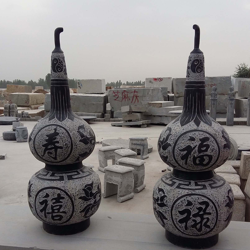 景观葫芦石雕 (2)