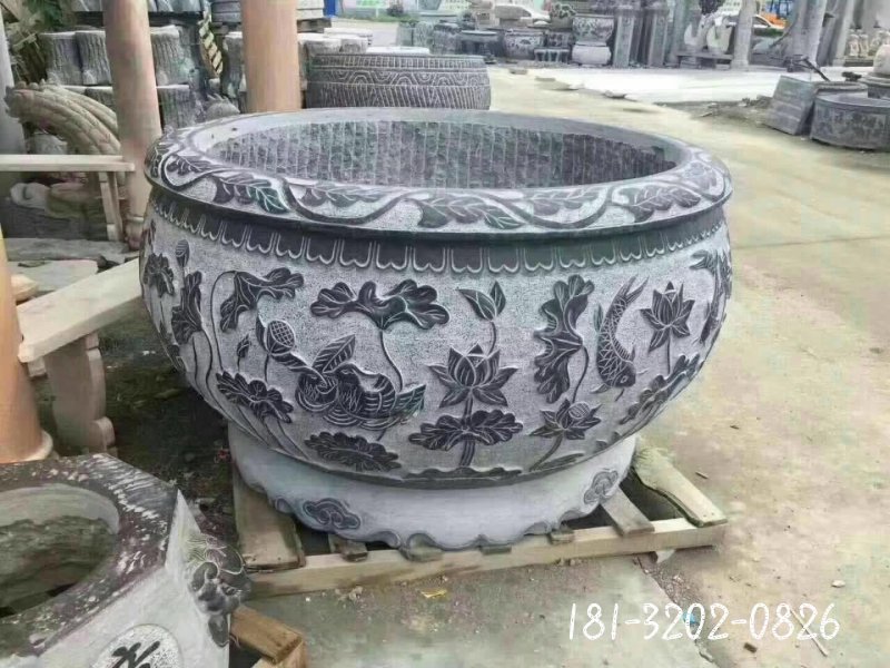 鱼缸景观石雕 (16)