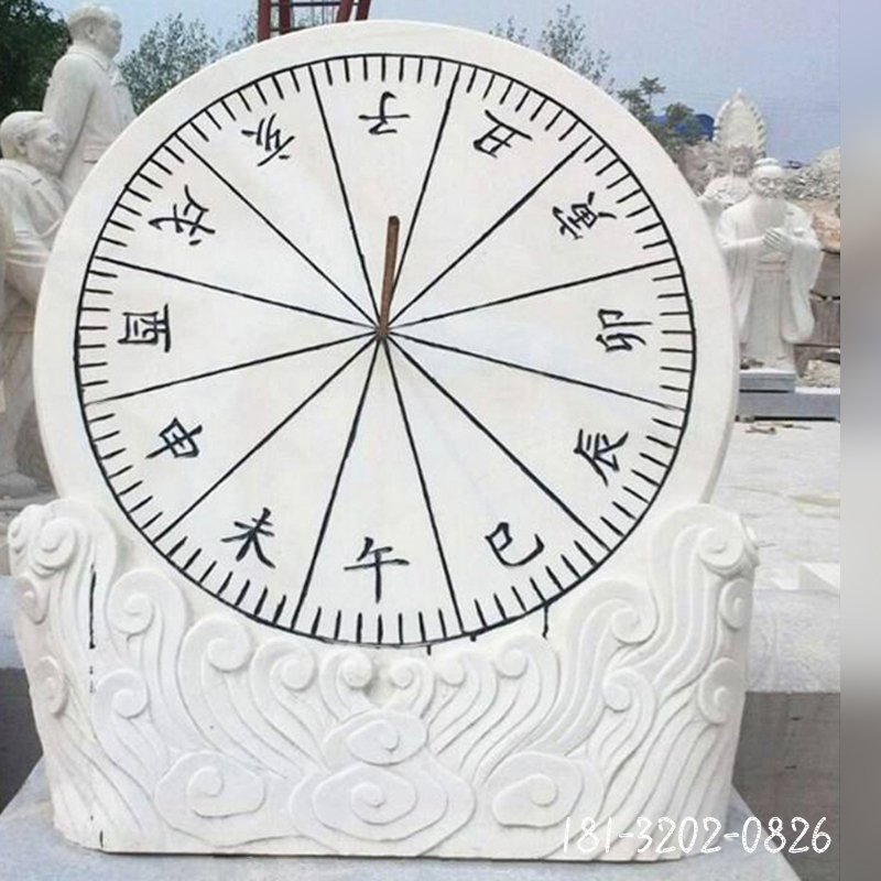 汉白玉甲乙丙丁   石雕校园雕塑 (1)