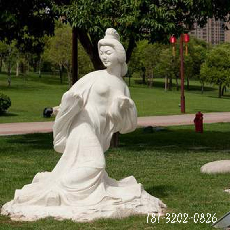 美女跳舞石雕，公园人物石雕
