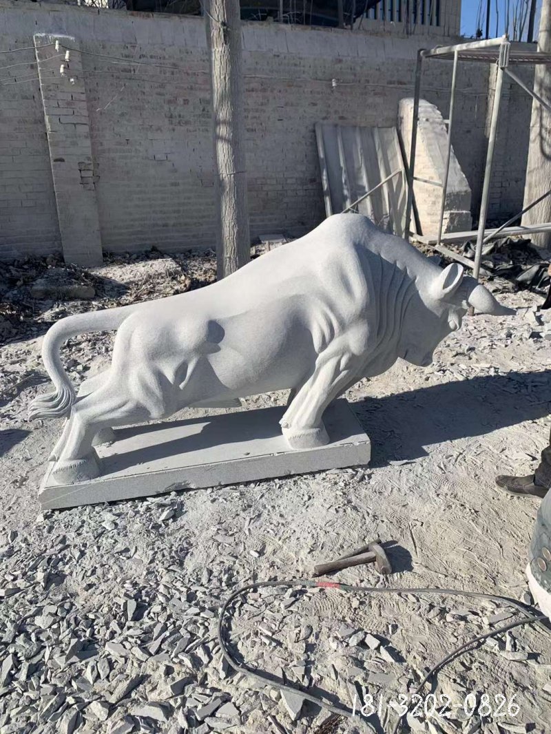 牛动物石雕 (1)