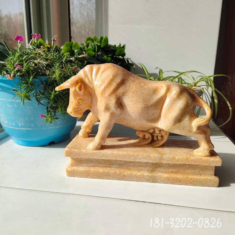 动物牛动物石雕 (10)