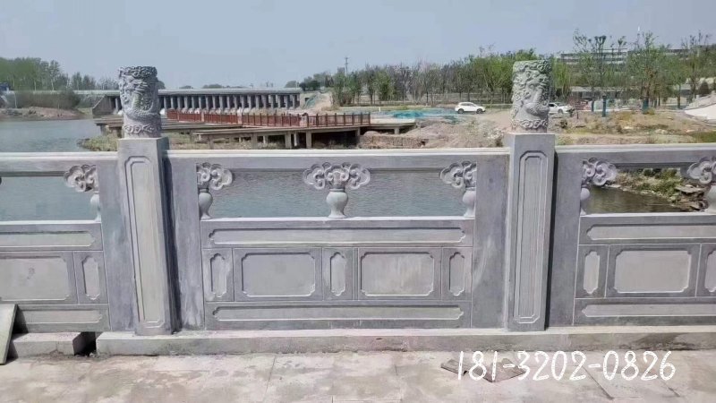 栏板栏杆景观石雕 (1)