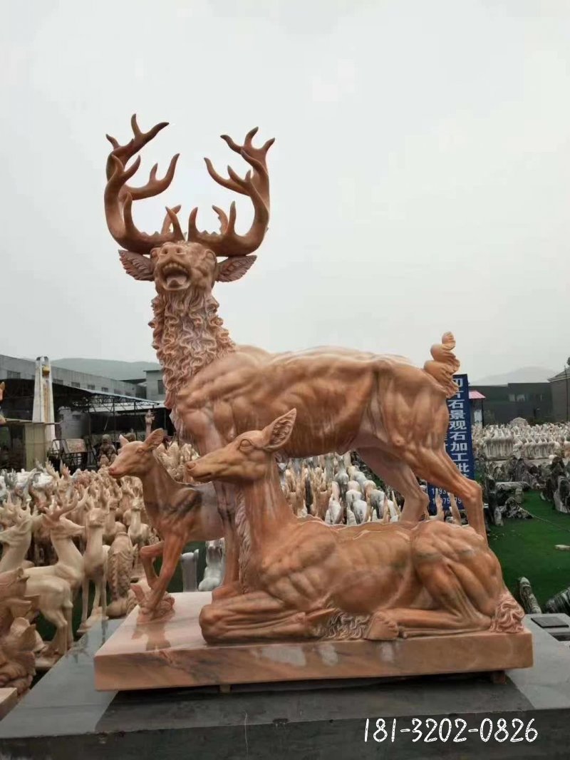 羊动物石雕 (13)