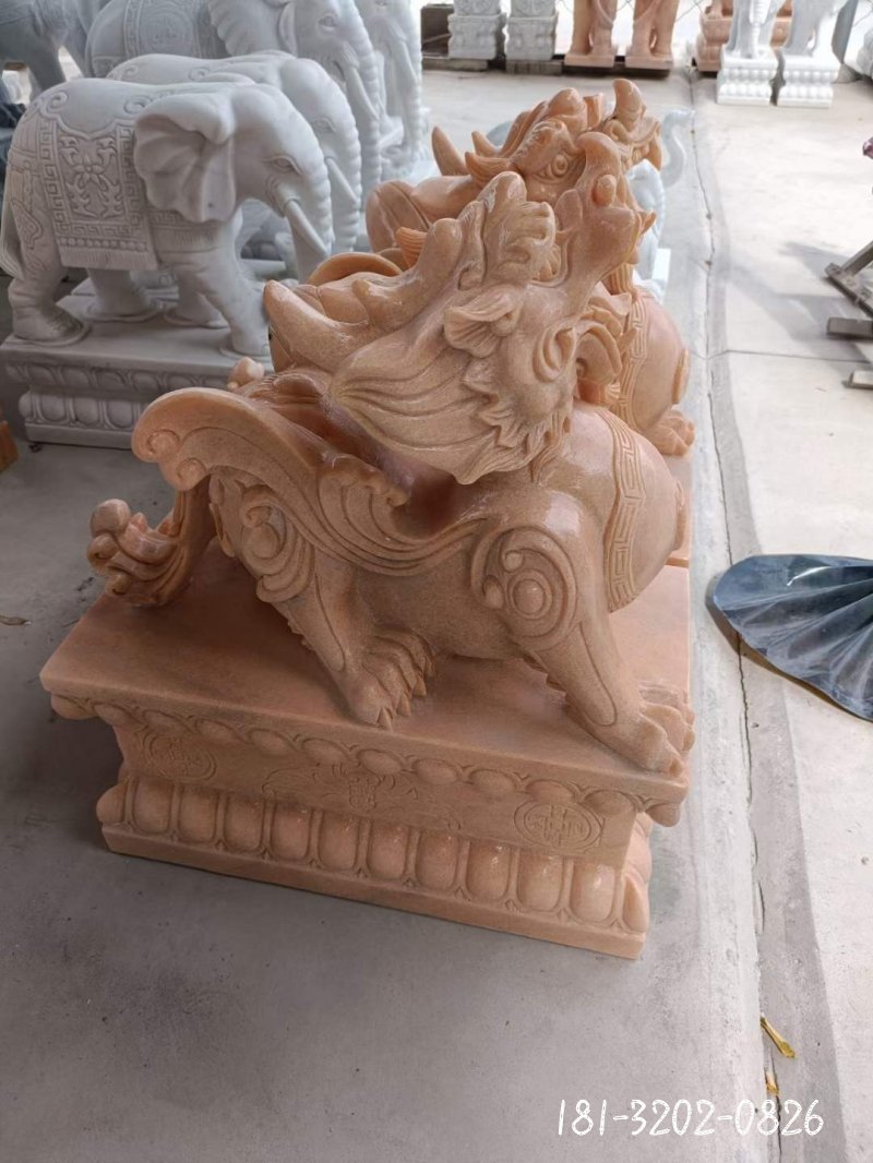 貔貅动物石雕 (27)