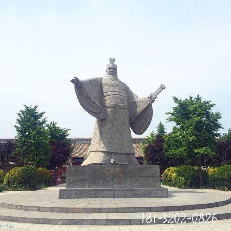 曹操石雕