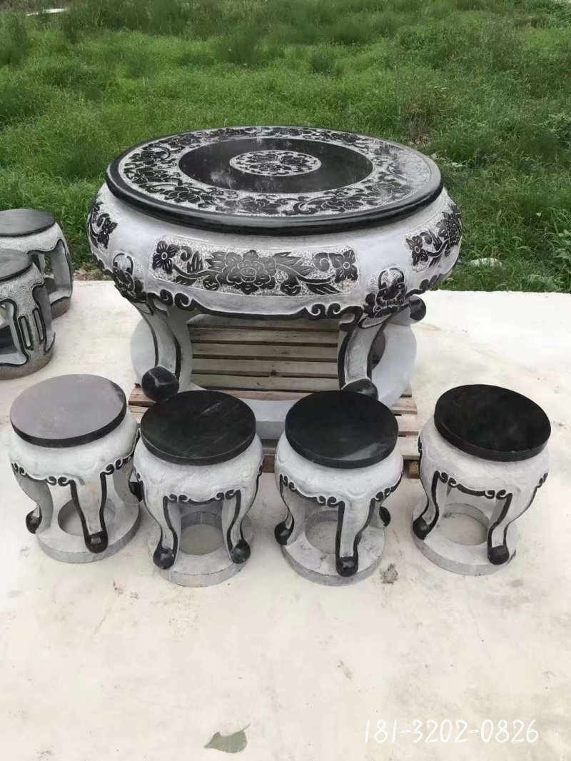 圆桌景观石雕 (56)