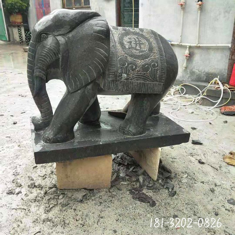 仿古石雕大象 (38)