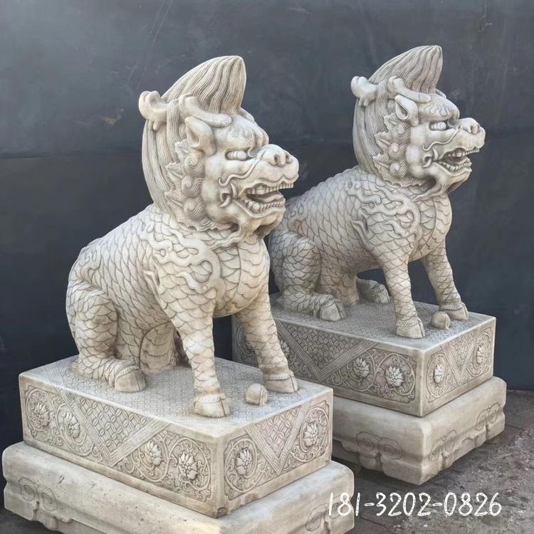 大理石麒麟雕塑 (188)