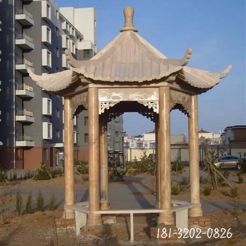 单层石凉亭 (129)