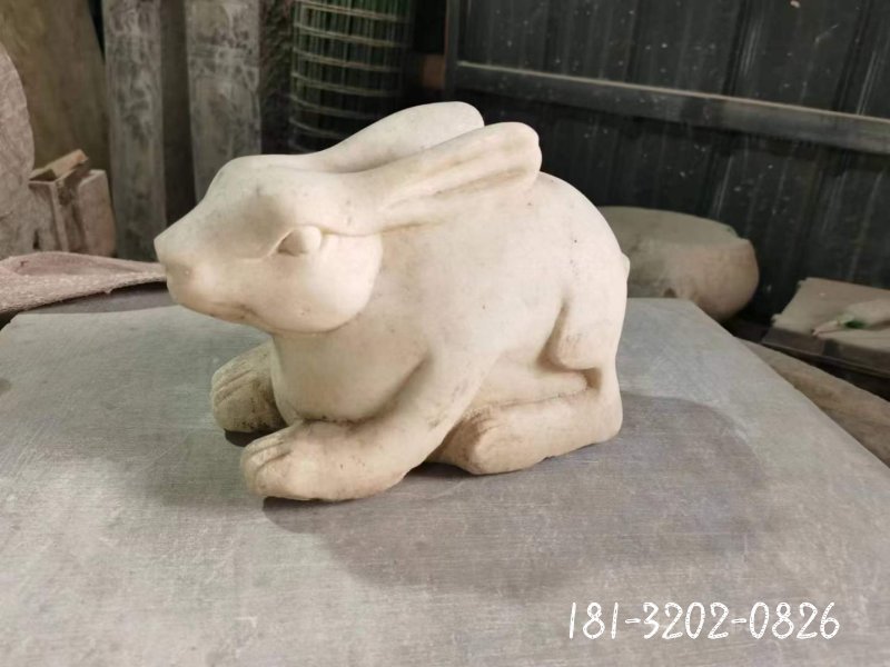 兔子动物石雕 (5)