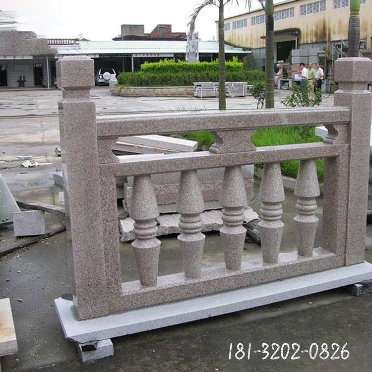 批发石雕栏杆 花岗岩护栏石板 河道石栏杆别墅阳台柱校园旗台装饰54767