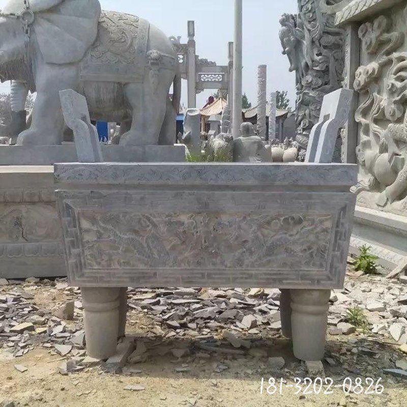 方形香炉石雕 (109)