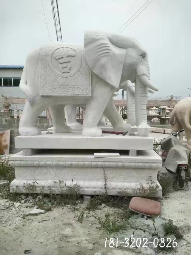 大象动物石雕 (119)
