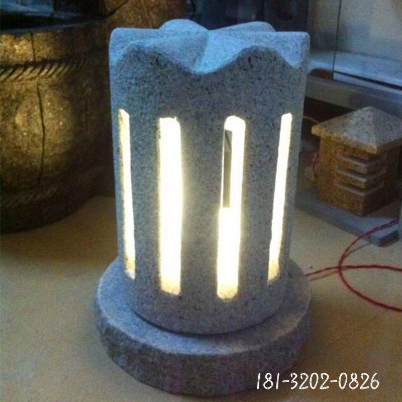 大理石创意石灯 公园石灯 (5)