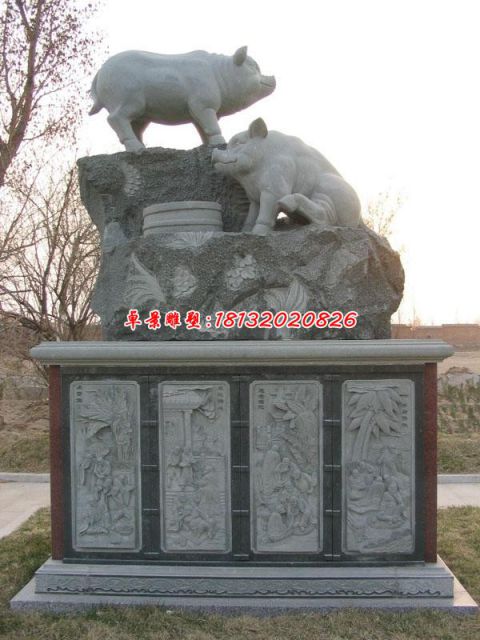 十二生肖动物猪 