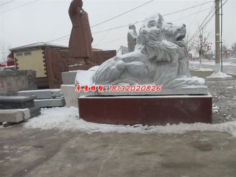 石雕公园西洋狮子