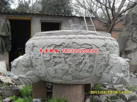 大理石仿古水缸