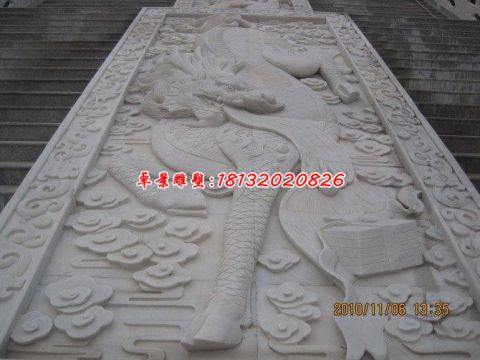 大型龙凤浮雕壁画