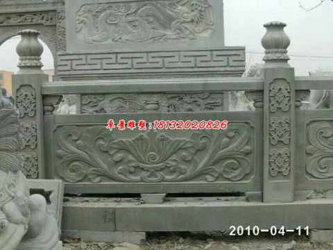 防护景观栏板石雕