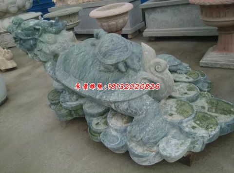 仿古龙龟石雕