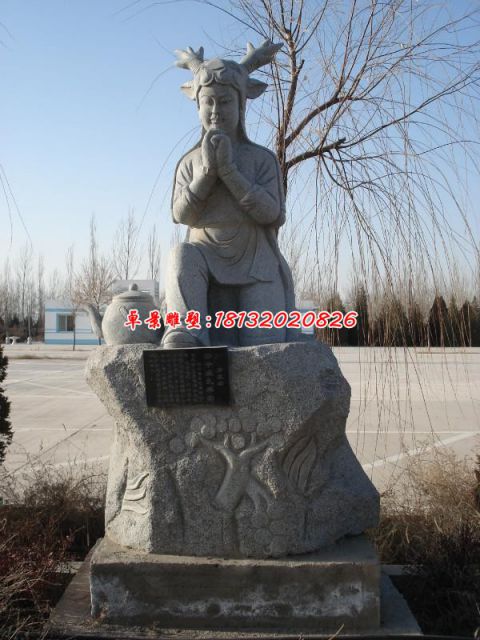 大型二十四孝人物石雕