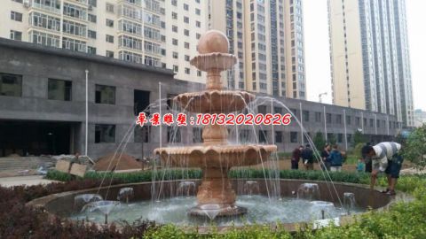 风水球喷泉雕塑