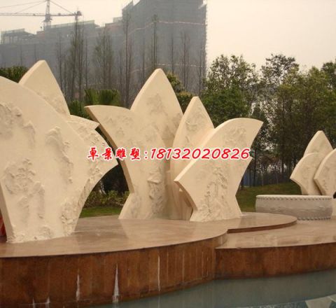 公园景观浮雕屏风