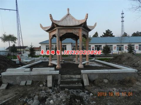 公园凉亭景观雕塑