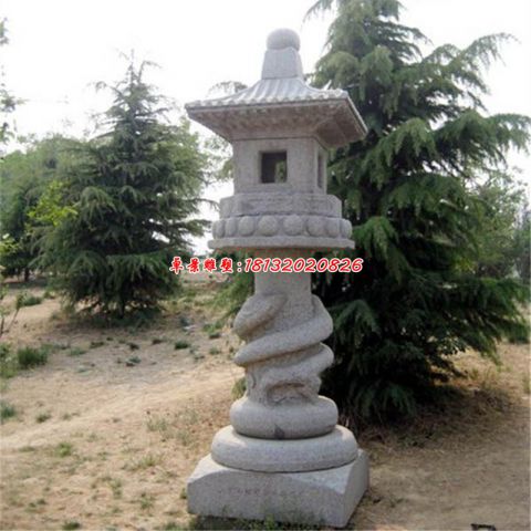 古代景观石灯雕塑