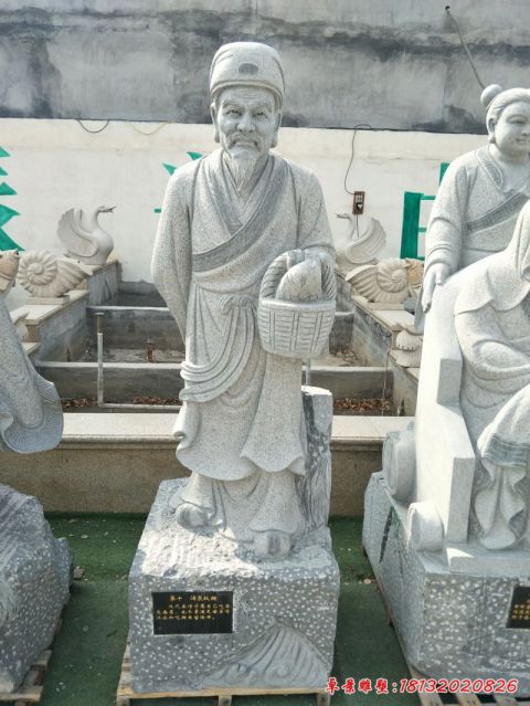 二十四孝人物公园石雕