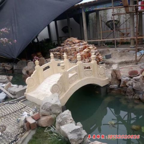 中式庭院石雕桥