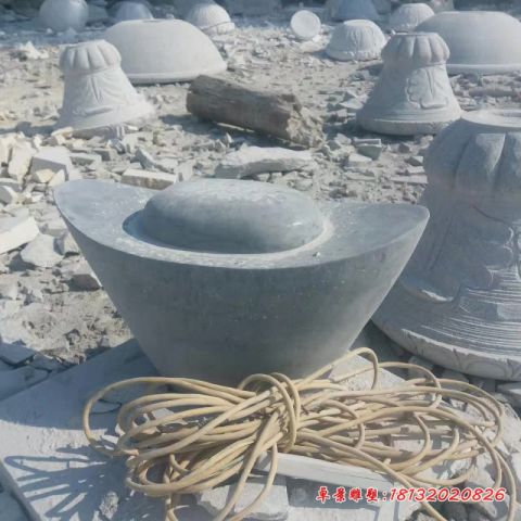 青石仿古元宝石雕