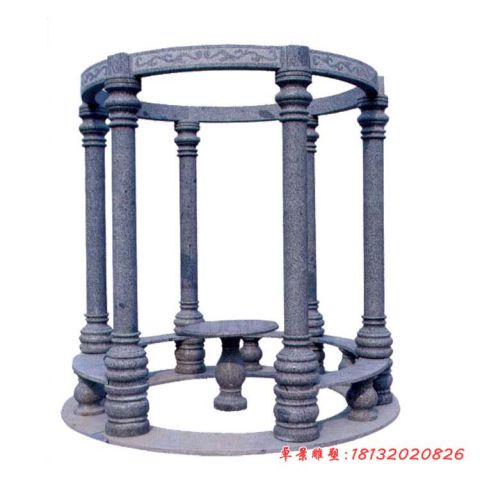 欧式无顶凉亭石雕