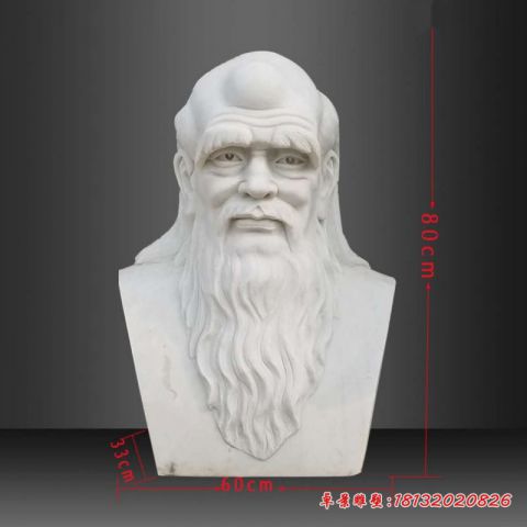 校园古代名人老子头像