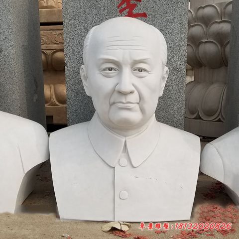 校园石雕名人钱学森头像