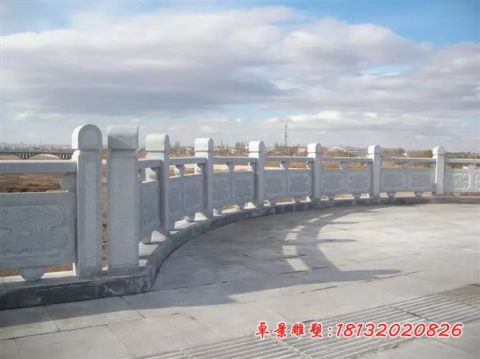 景区大理石栏板石雕