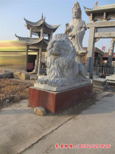 仿古欧式狮子石雕