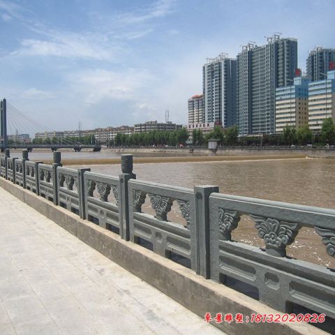 城市河道栏杆石雕