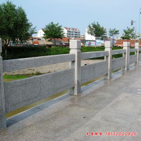 大理石河道栏杆石雕